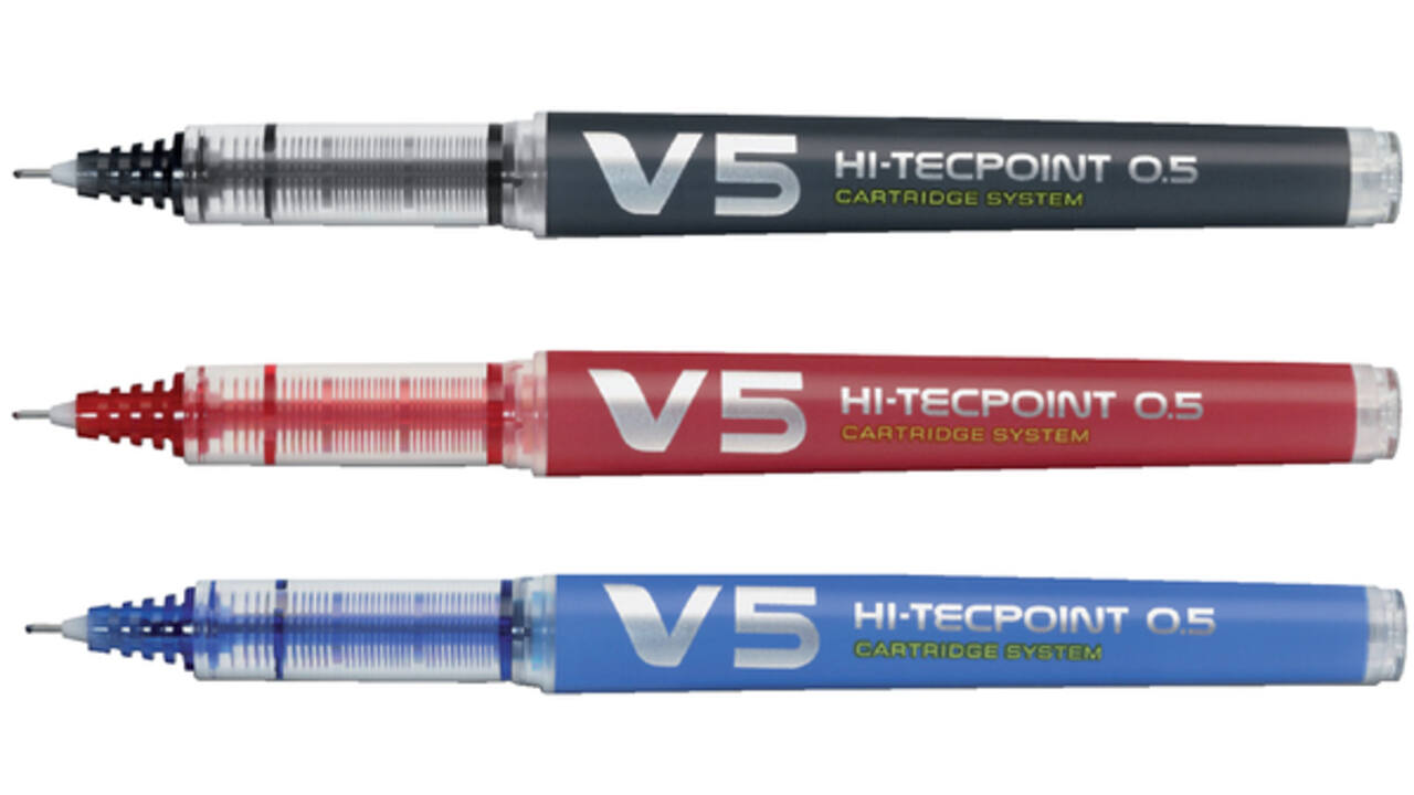 Rollerpen PILOT Begreen Hi-Tecpoint V5 fijn zwart