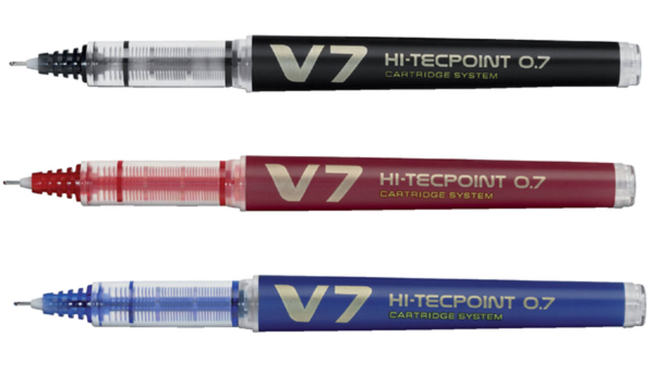 Rollerpen PILOT Begreen Hi-Tecpoint V7 medium zwart