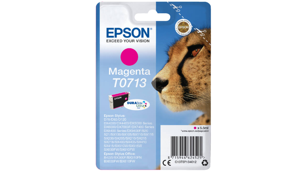 Inktcartridge Epson T0713 rood