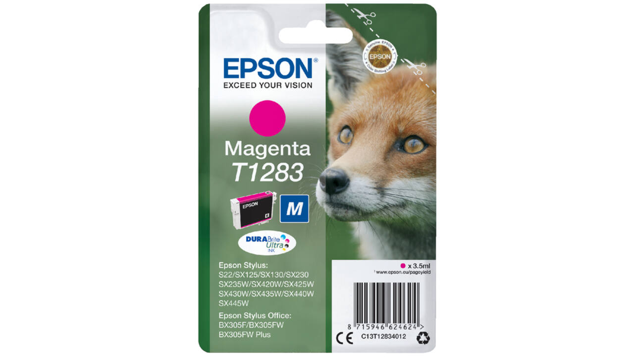 Inktcartridge Epson T1283 rood