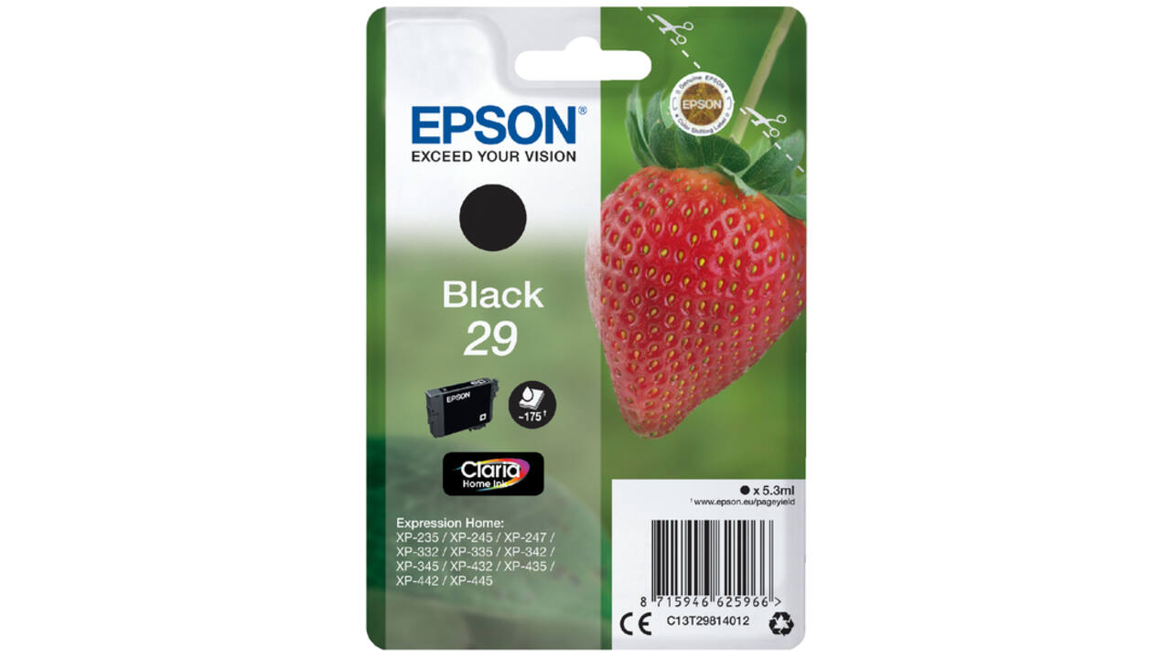 Inktcartridge Epson 29 T2981 zwart