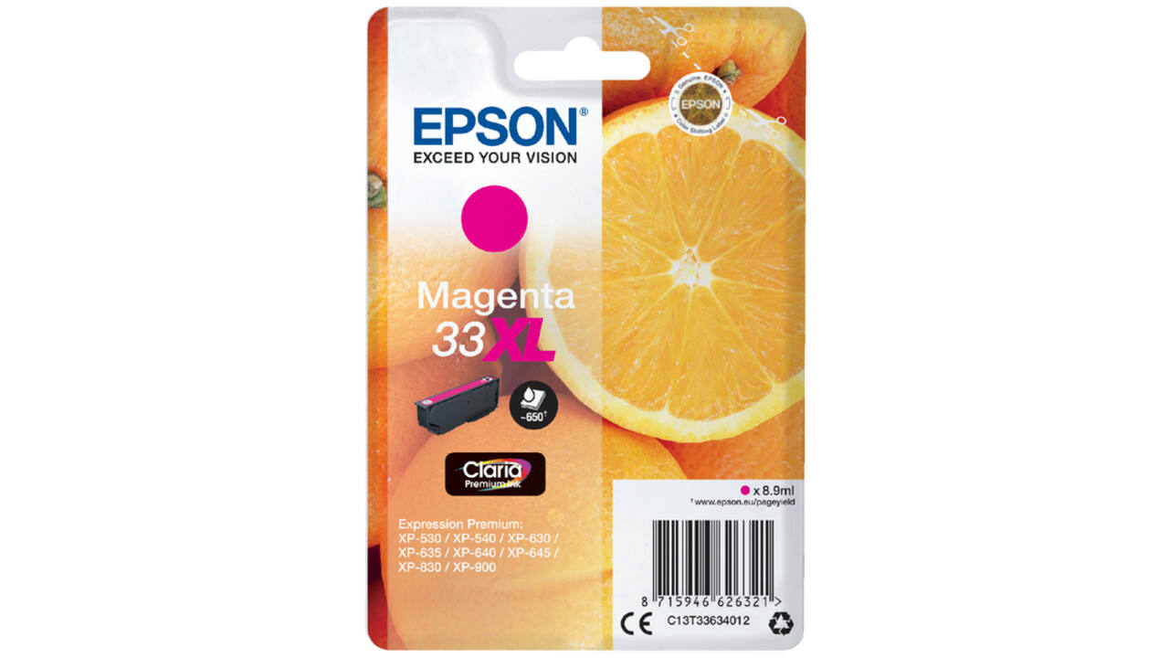 Inktcartridge Epson 33XL T3363 rood
