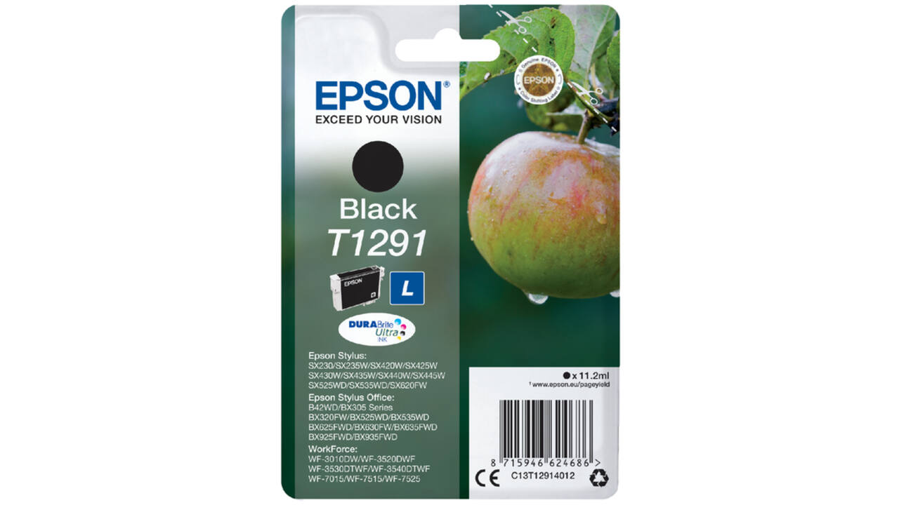 Inktcartridge Epson T1291 zwart
