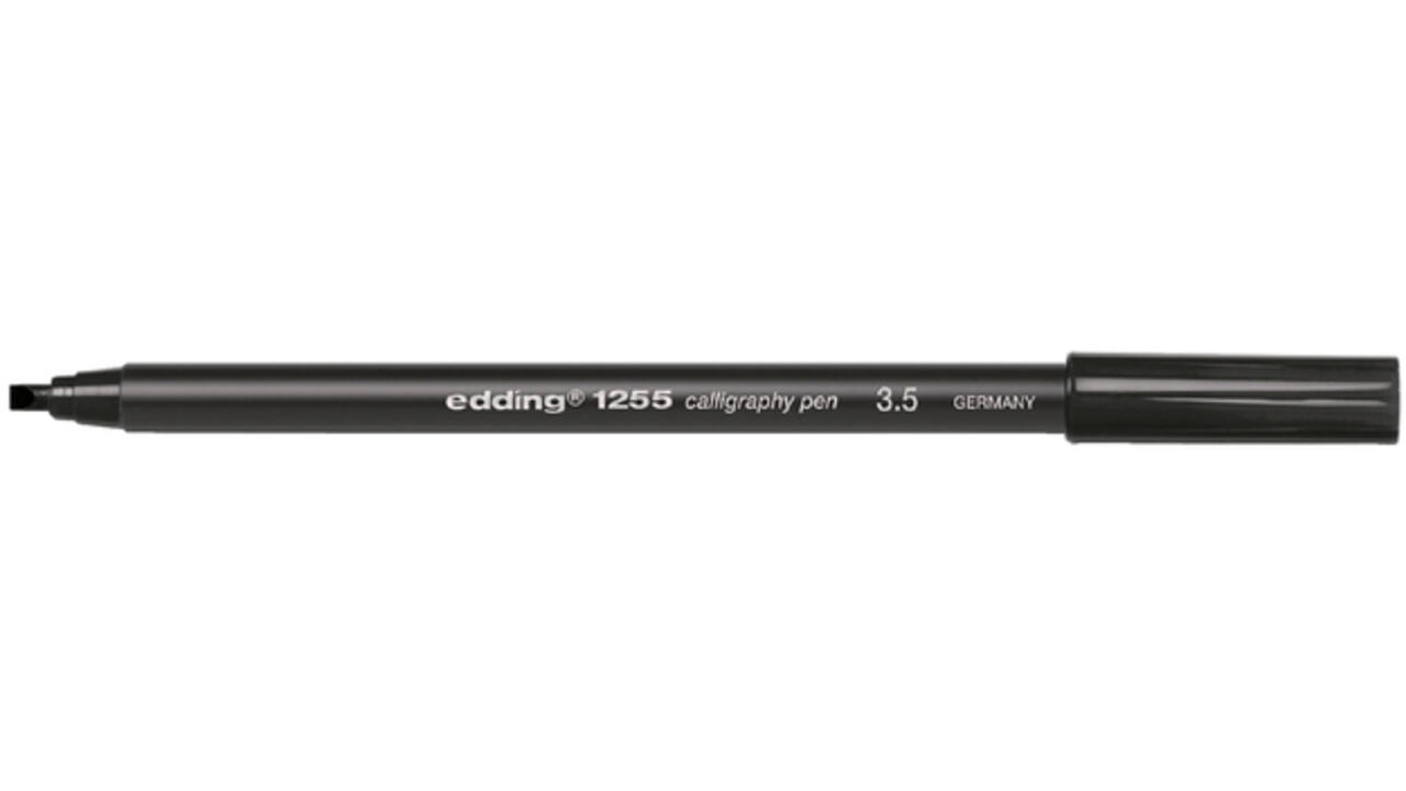 Kalligrafiepen edding 1255 3.5mm zwart