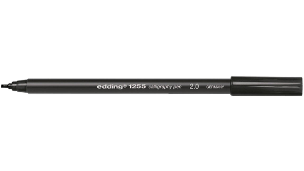 Kalligrafiepen edding 1255 2.0mm zwart