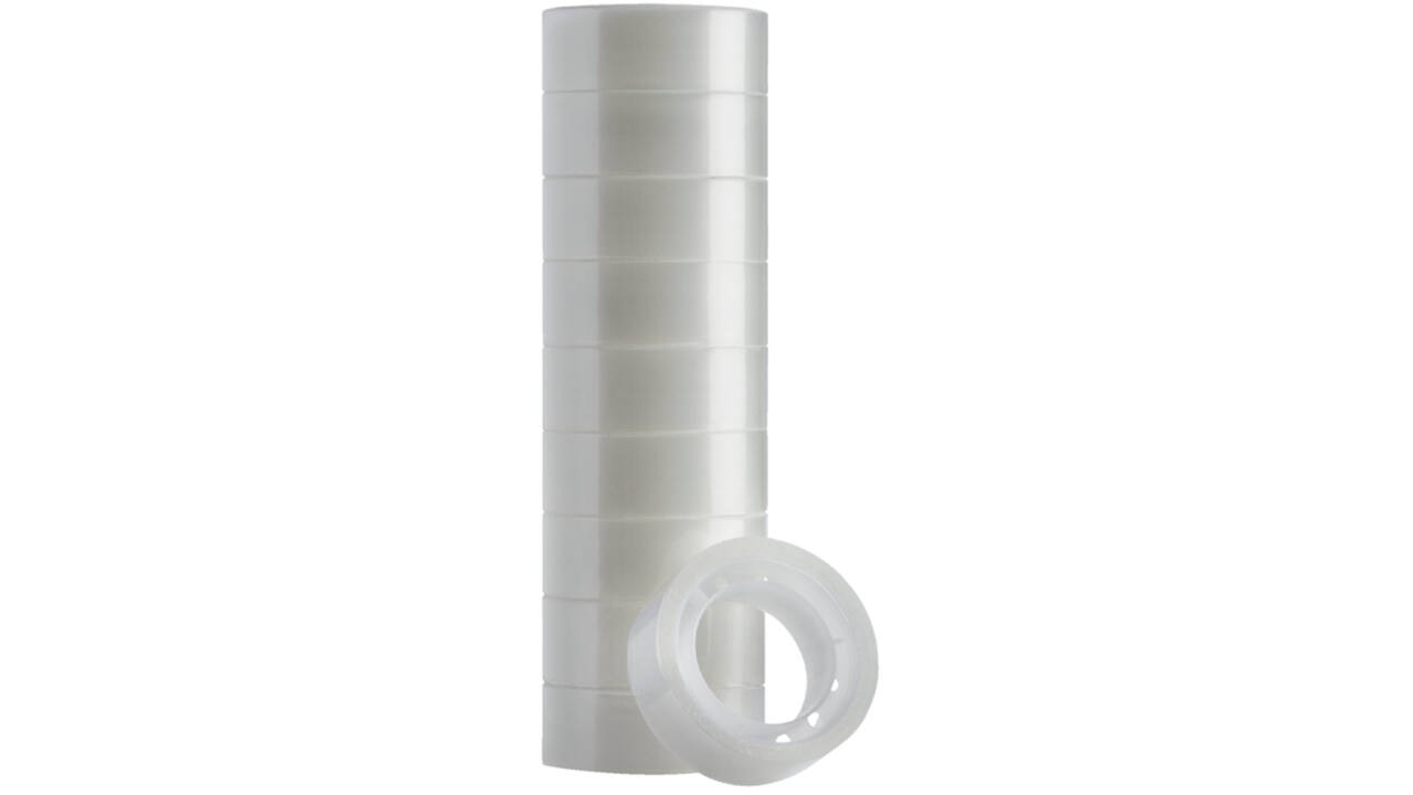 Plakband Quantore 15mmx10m transparant