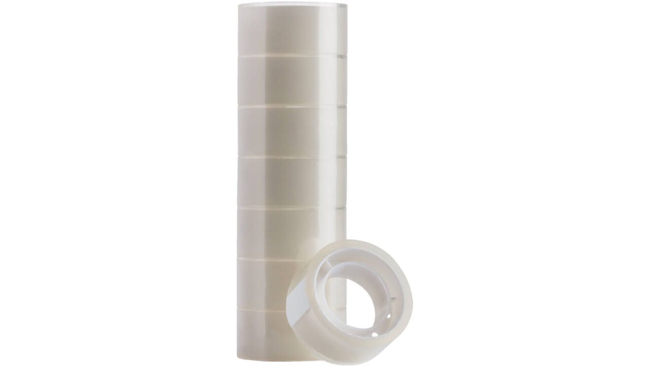 Plakband Quantore 19mmx10m transparant