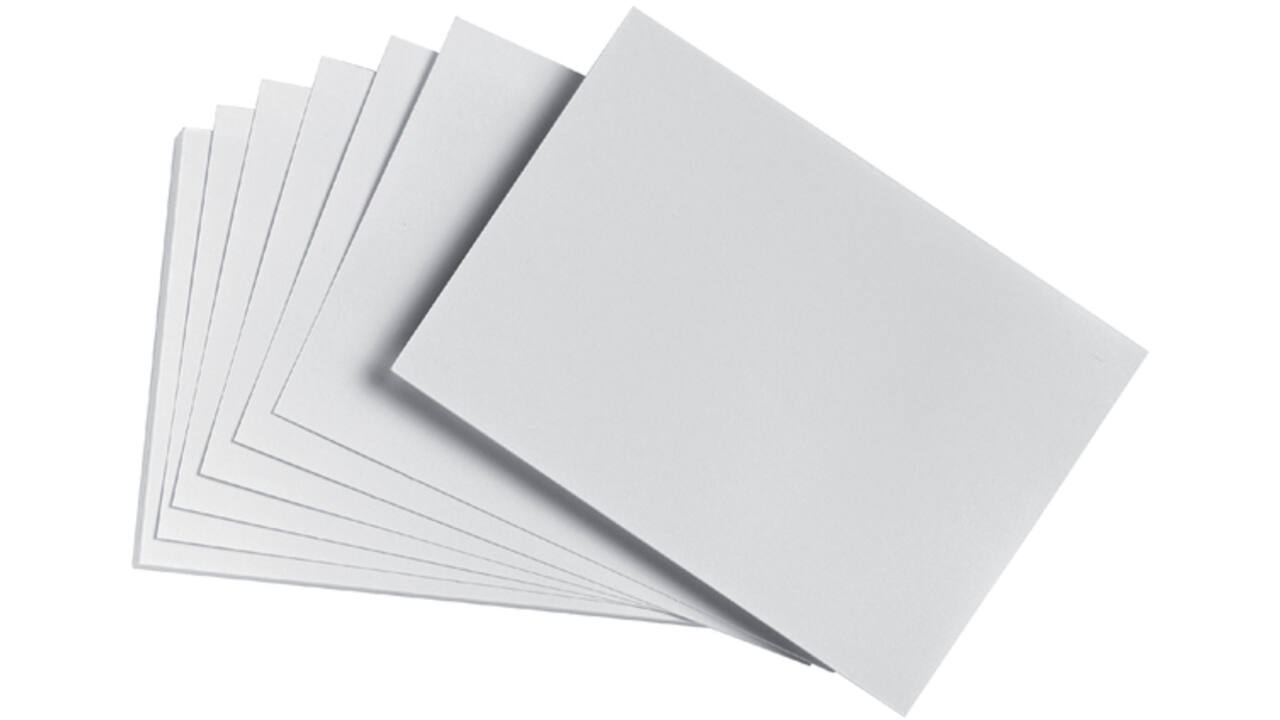 Correspondentiekaart Djois Atlanta A6 105x148mm 200gr wit 50 stuks