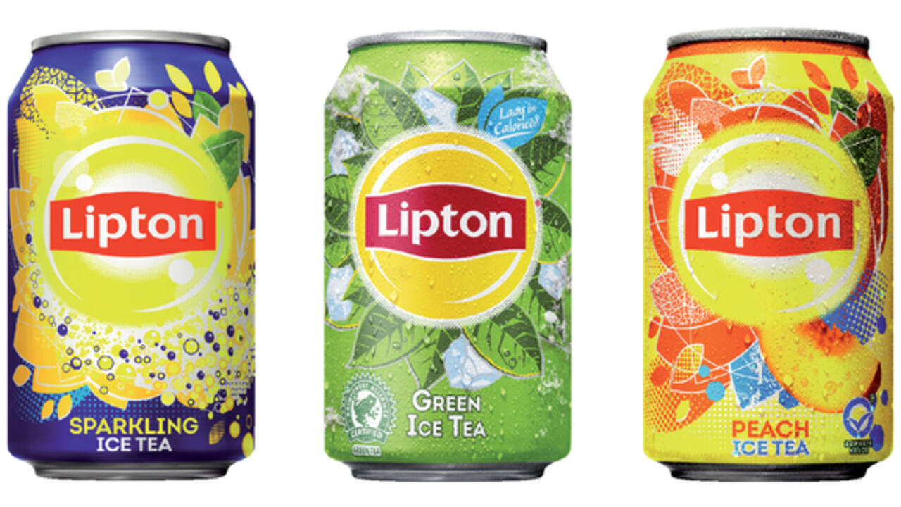 Frisdrank Lipton Ice Tea sparkling blik 330ml