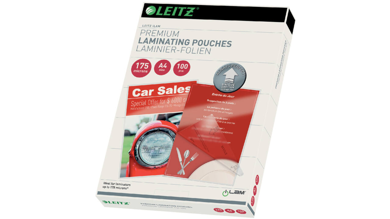 Lamineerhoes Leitz iLAM A4 2x175micron 100stuks