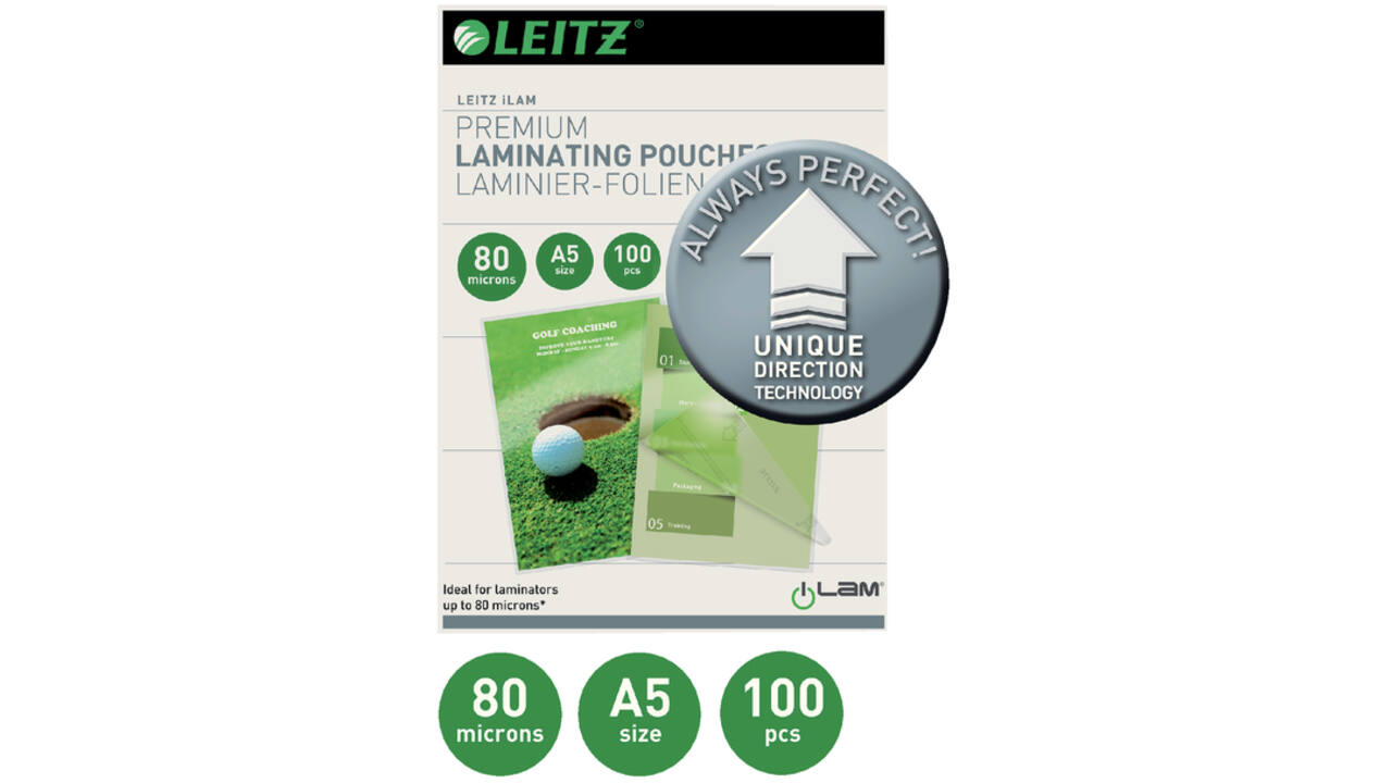 Lamineerhoes Leitz iLAM A5 2x80micron 100stuks