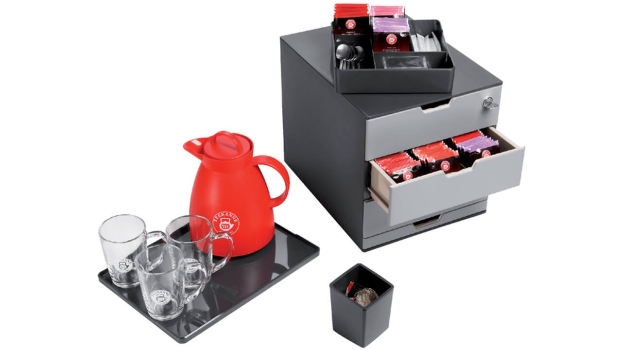 Coffee Point Box Durable 3385-58 antraciet-lichtgrijs