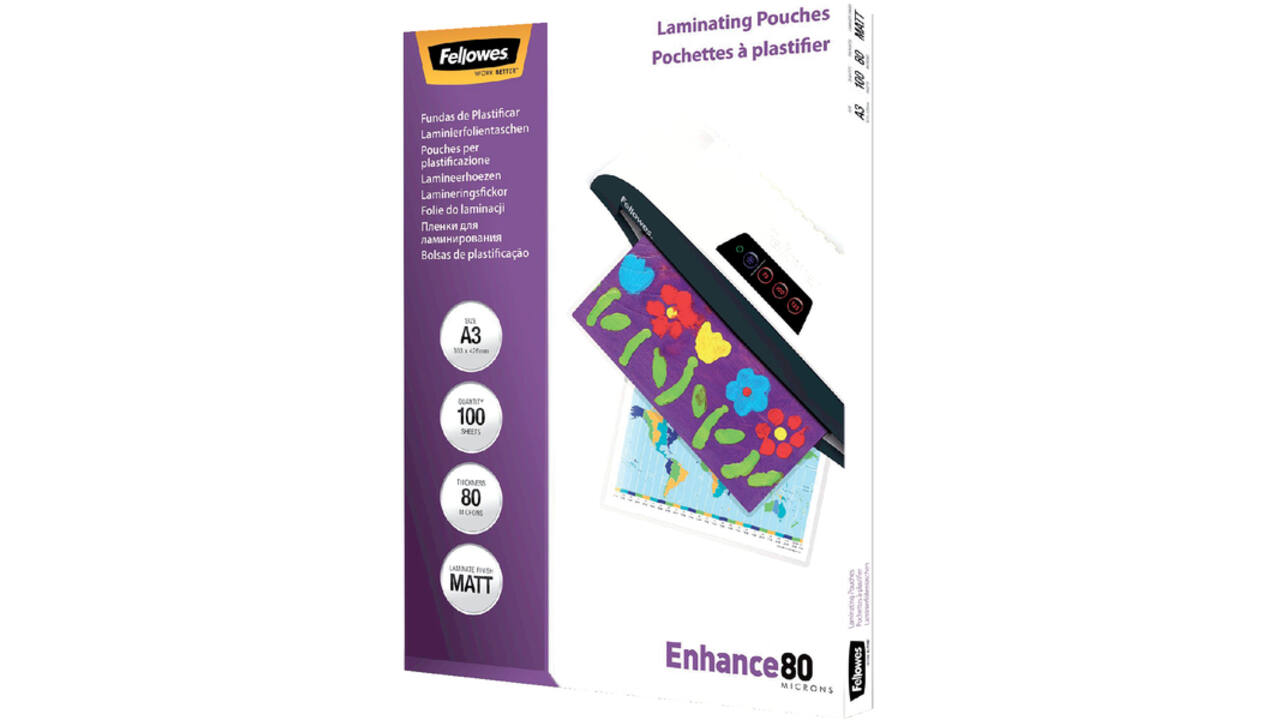 Lamineerhoes Fellowes A3 2x80micron mat 100stuks