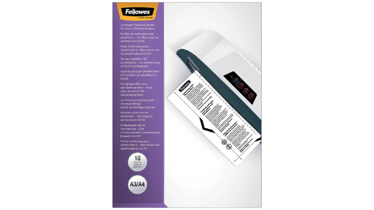 Lamineerhoes schoonmaakvellen Fellowes A4+A3
