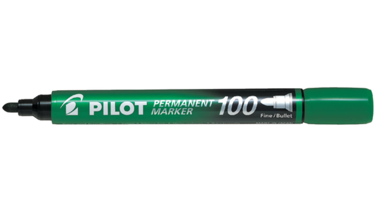 Viltstift PILOT 100 rond fijn groen