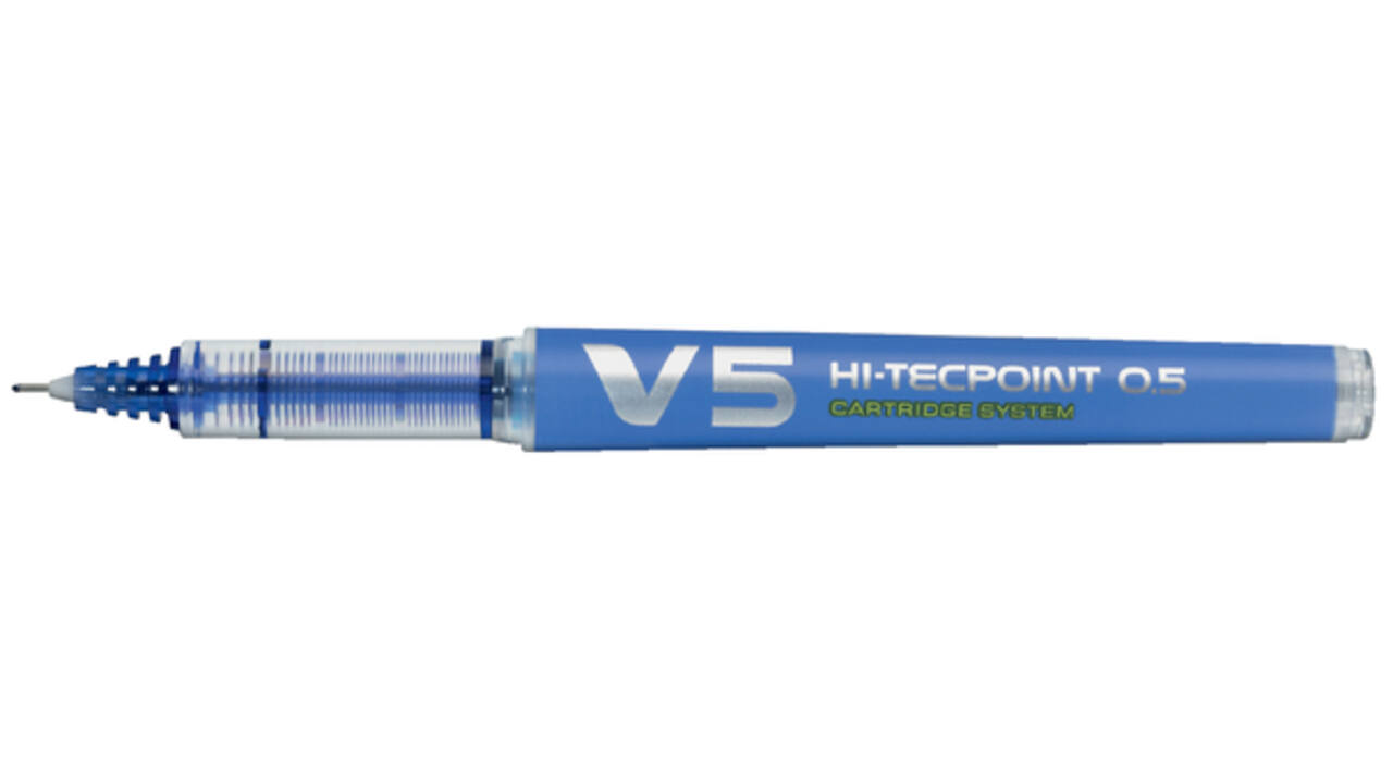 Rollerpen PILOT Begreen Hi-Tecpoint V5 fijn blauw