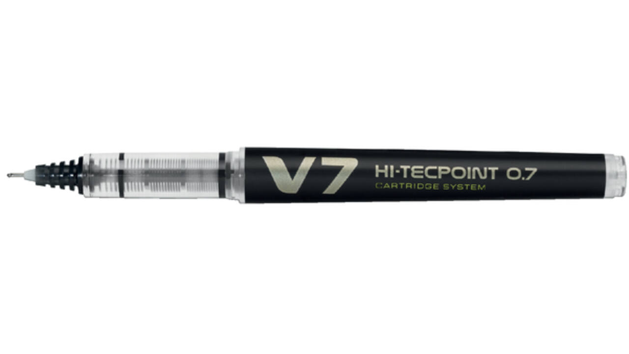 Rollerpen PILOT Begreen Hi-Tecpoint V7 medium zwart
