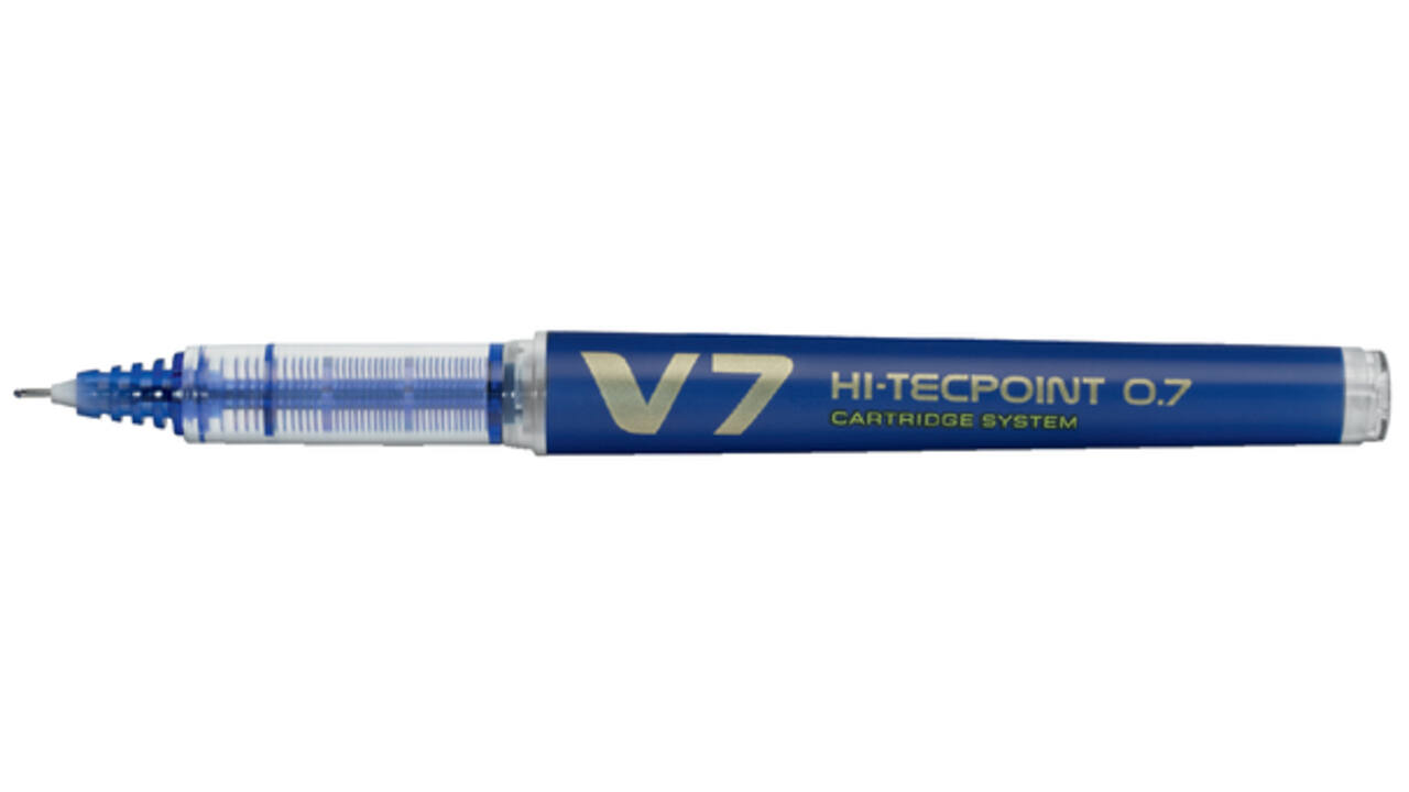 Rollerpen PILOT Begreen Hi-Tecpoint V7 medium blauw