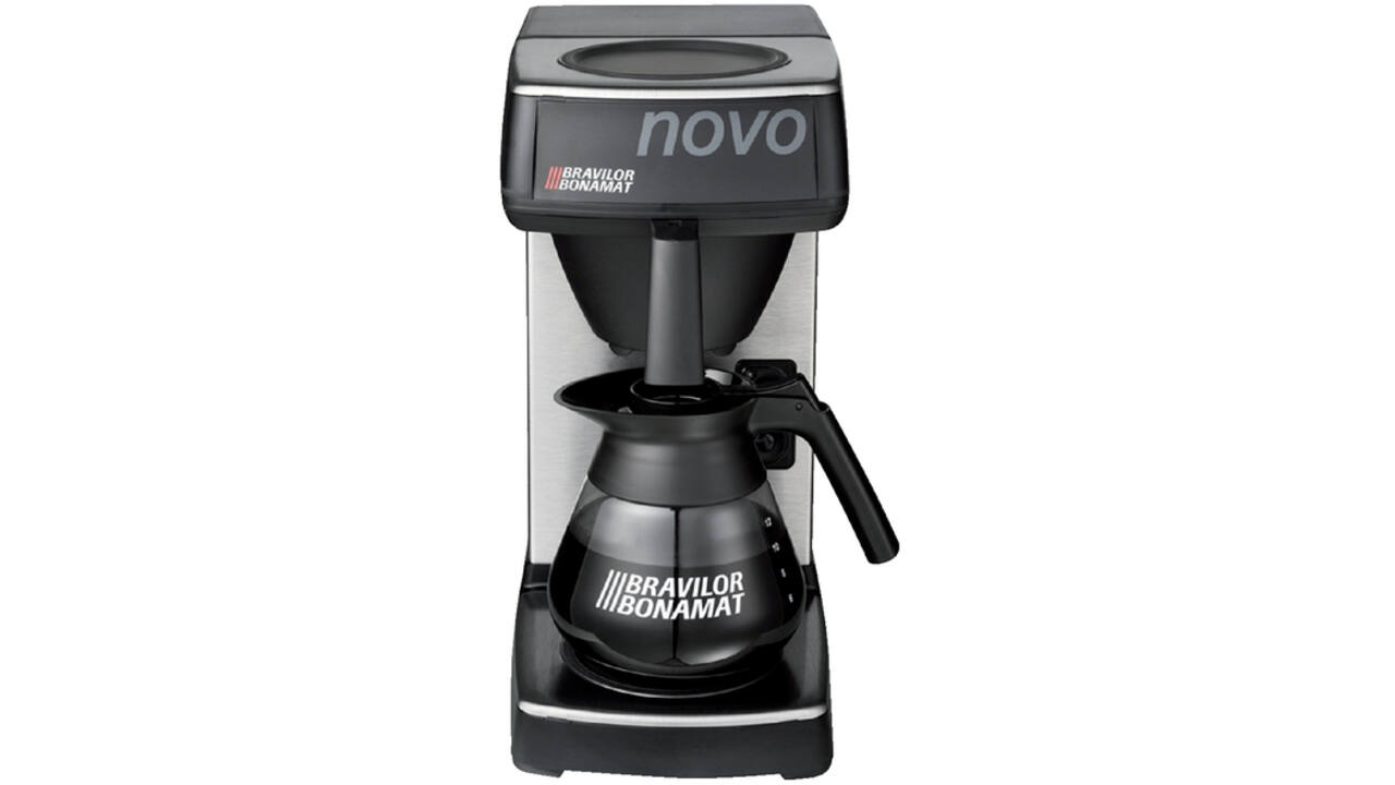 Koffiezetapparaat Bravilor Novo inclusief glazen kan