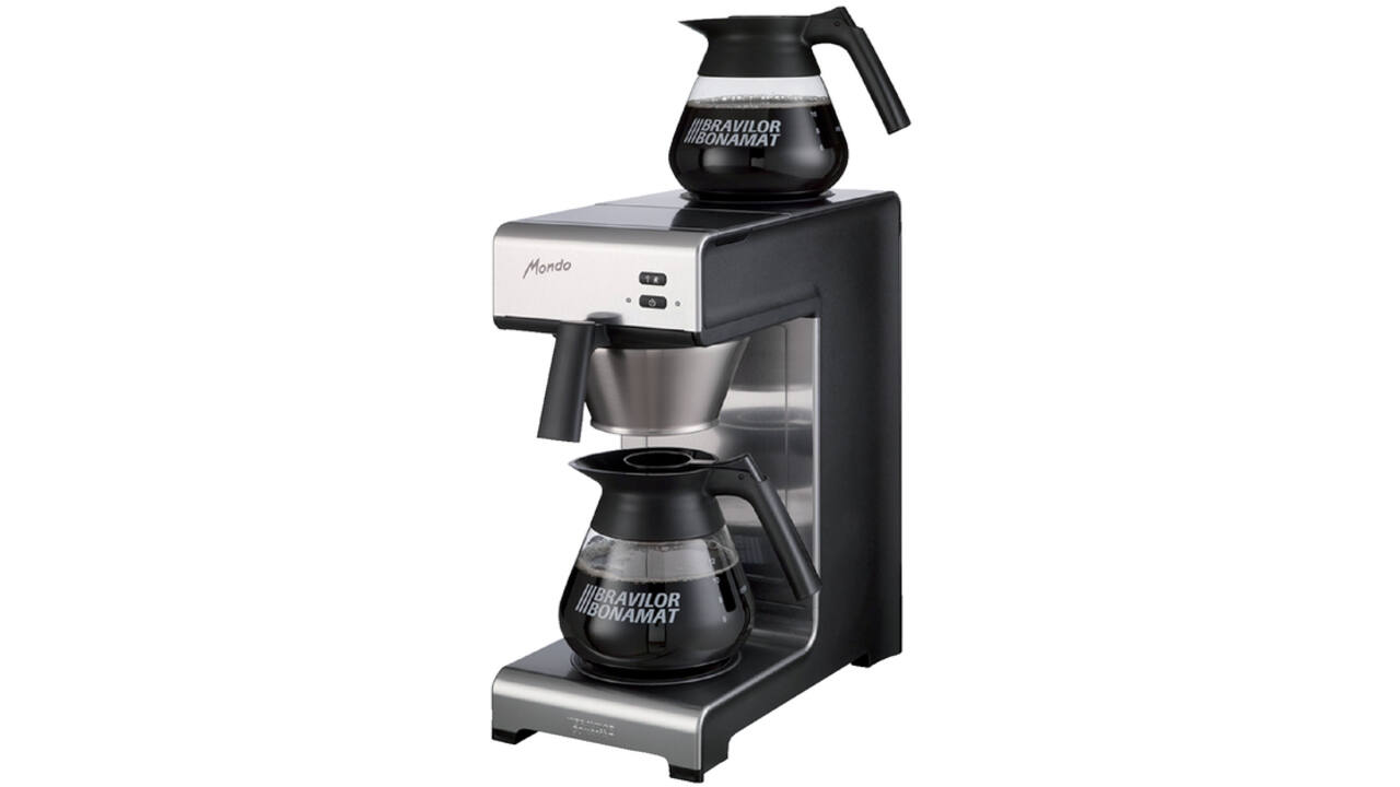 Koffiezetapparaat Bravilor Mondo inclusief 2 glazen kannen