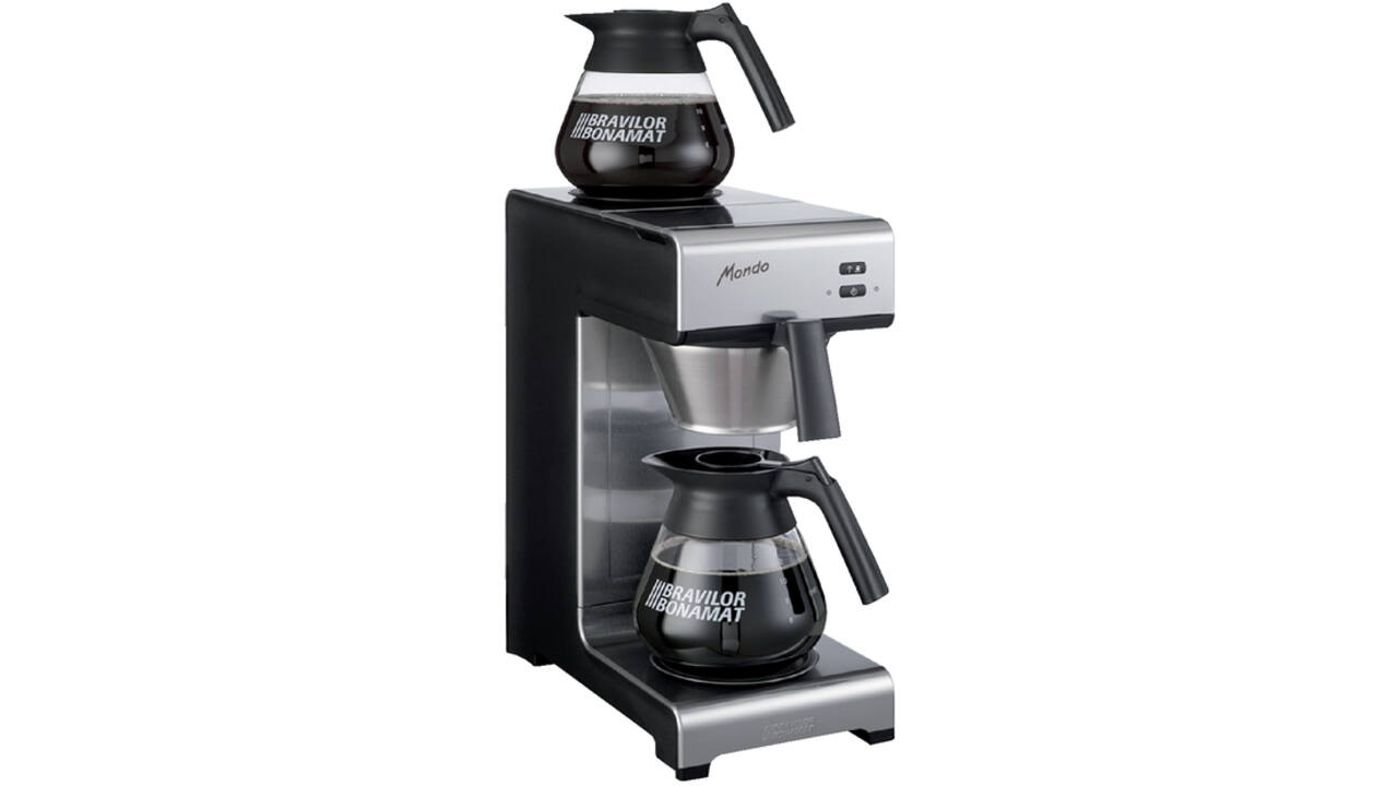 Koffiezetapparaat Bravilor Mondo inclusief 2 glazen kannen