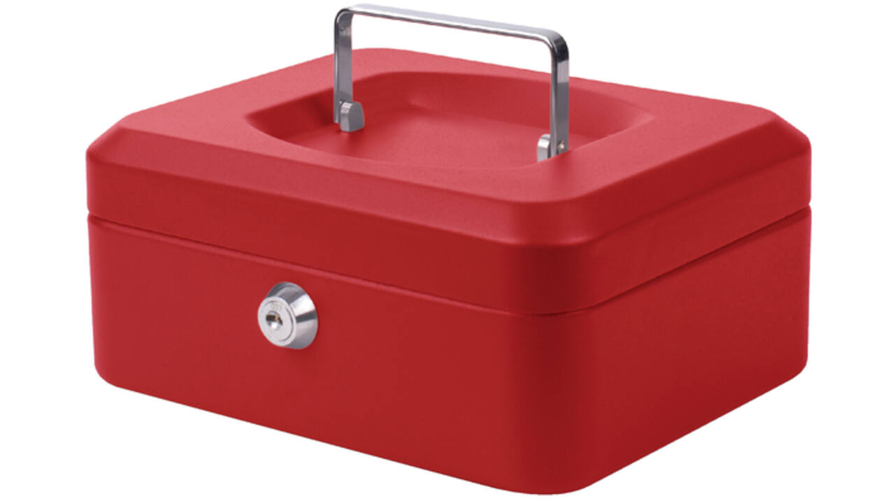 Geldkist Quantore 200x160x90 rood