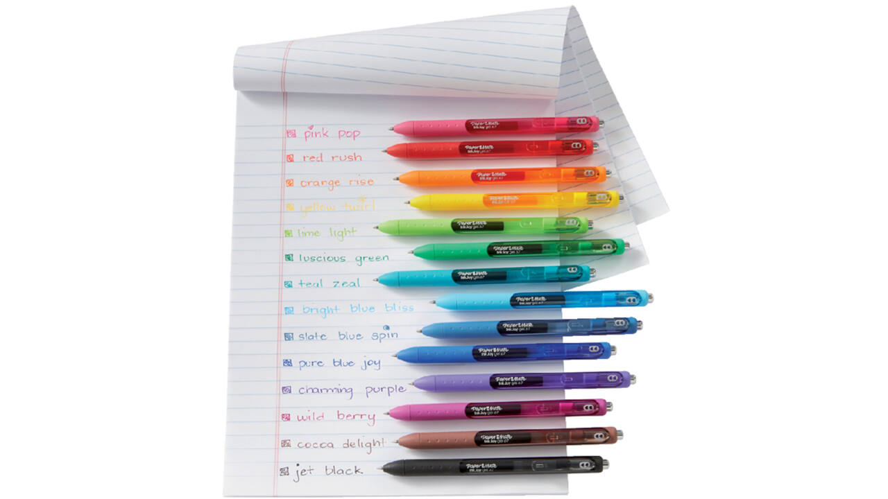 Gelschrijver Paper Mate Inkjoy medium zwart