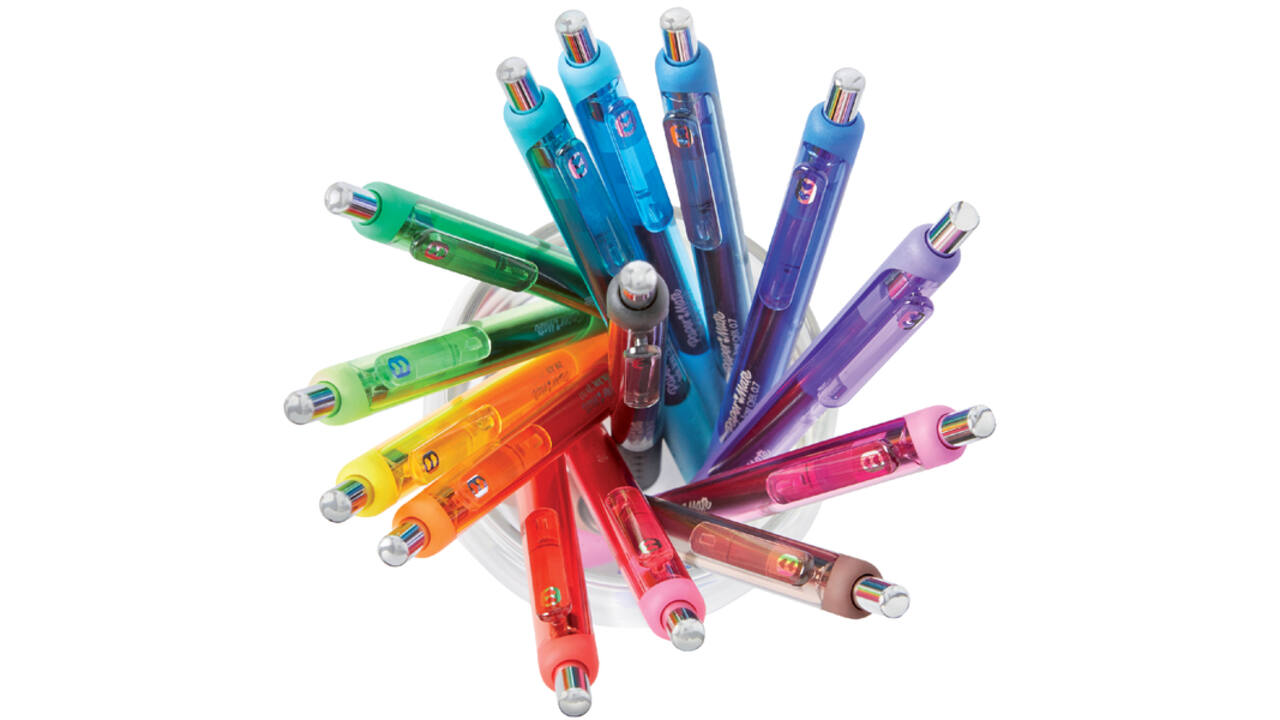 Gelschrijver Paper Mate Inkjoy medium zwart