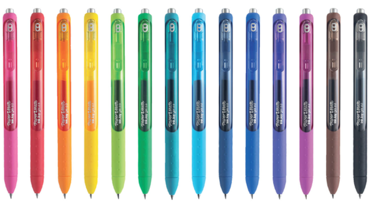 Gelschrijver Paper Mate Inkjoy medium zwart