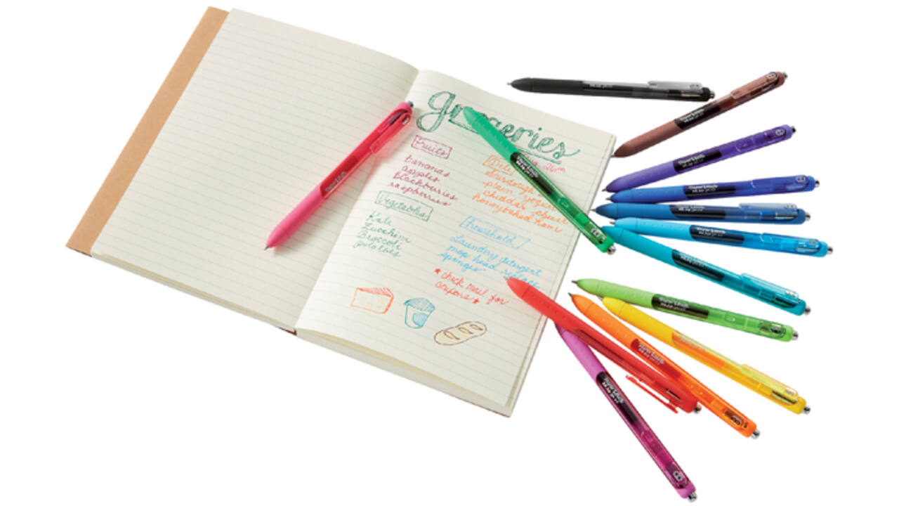Gelschrijver Paper Mate Inkjoy medium zwart