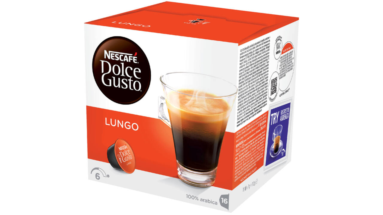Koffiecups Dolce Gusto Lungo 16 stuks