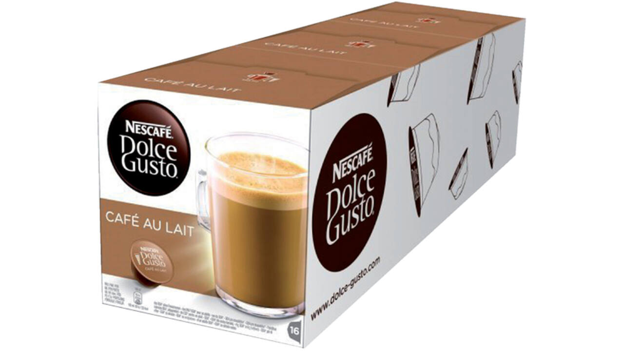 Koffiecups Dolce Gusto Cafe au Lait 16 stuks