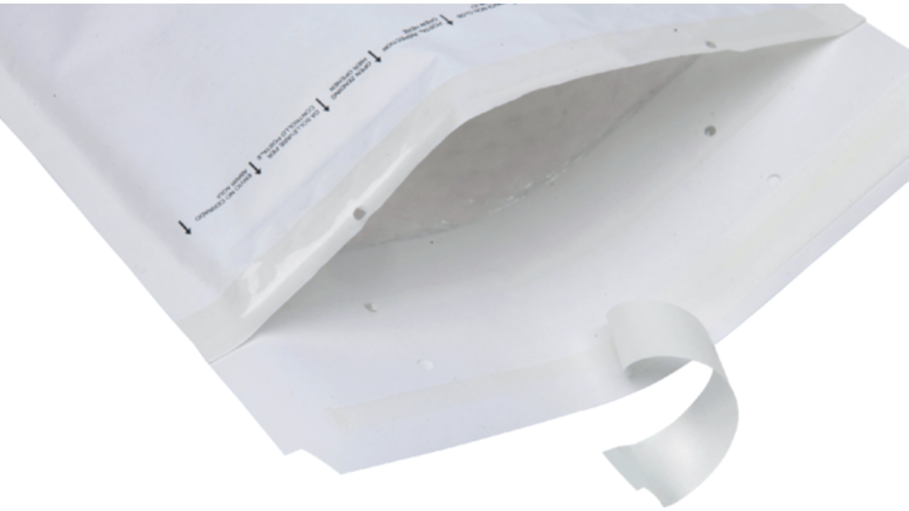 Envelop Quantore luchtkussen nr13 170x225mm wit 100stuks
