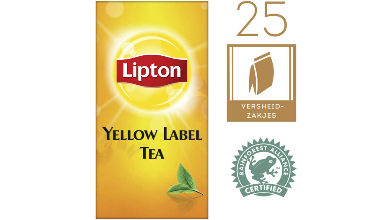 Thee Lipton yellow label 25x1.5gr