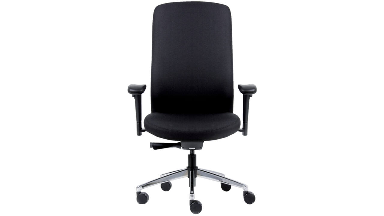 Bureaustoel Euroseats Heavy Duty zwart