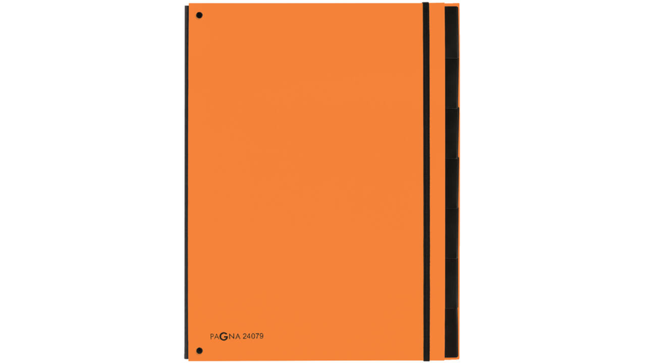 Sorteermap Pagna Trend A4 7 tabs oranje