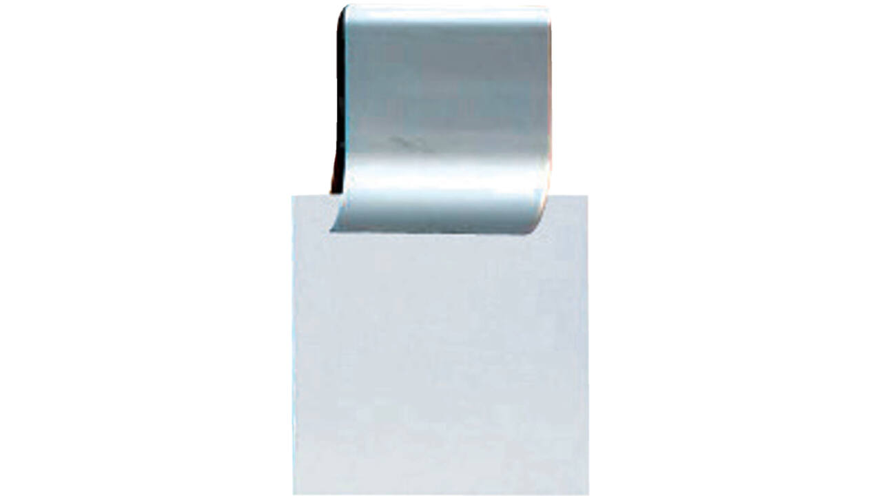 Klemlijst MAUL 3.5x4cm aluminium zelfklevend