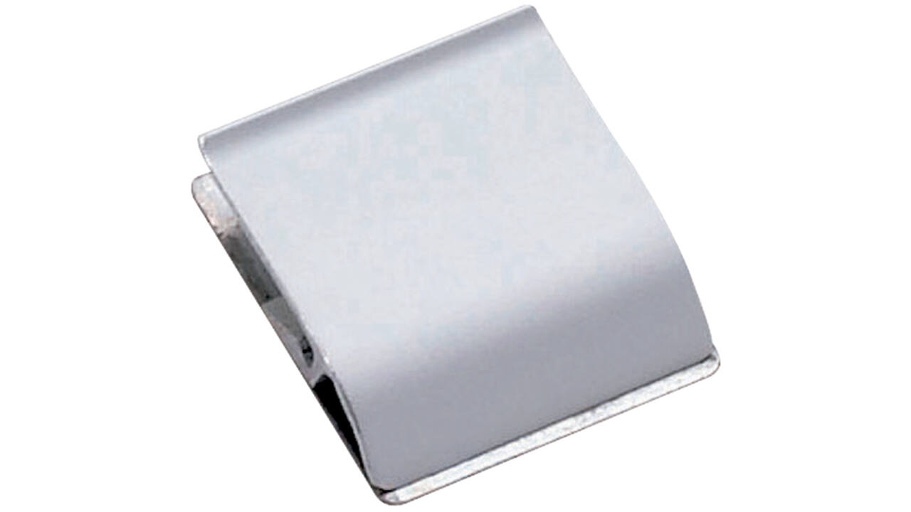 Klemlijst MAUL 3.5x4cm aluminium zelfklevend