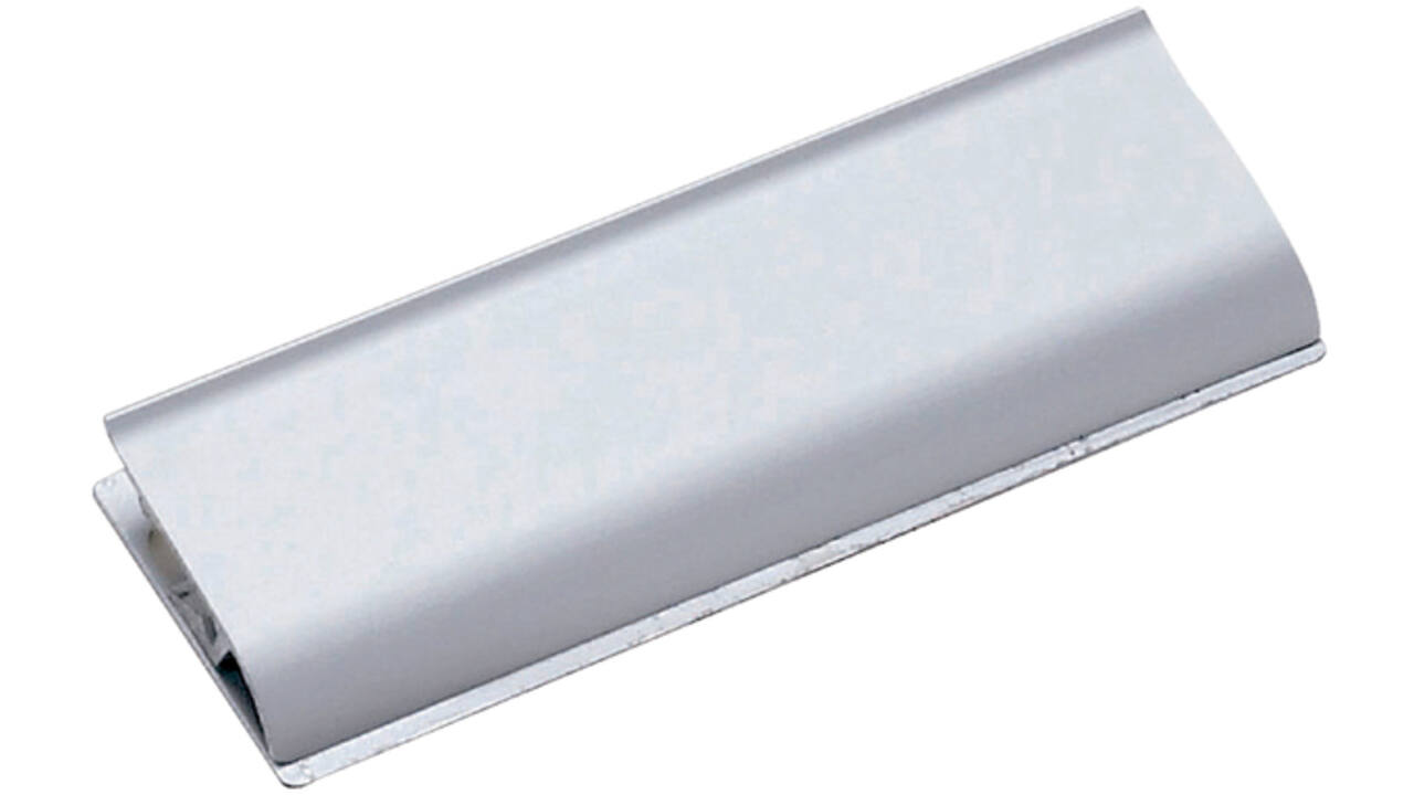 Klemlijst MAUL 11.3x4cm aluminium zelfklevend
