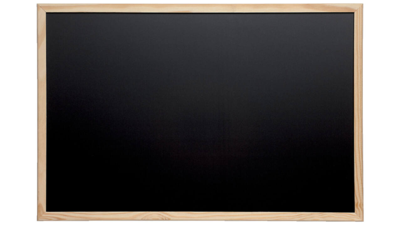 Krijtbord MAUL antraciet 30x40cm onbewerkt houten frame
