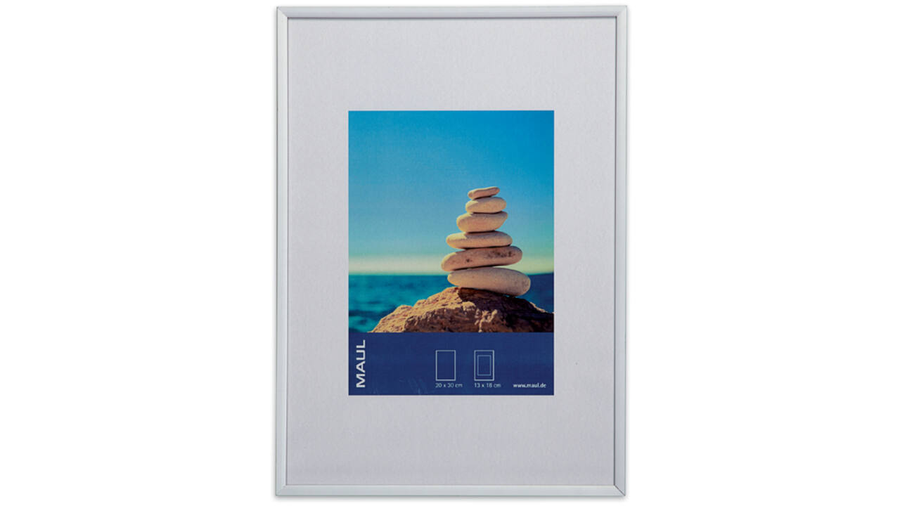 Fotolijst MAUL design 21x30cm aluminium frame zilver