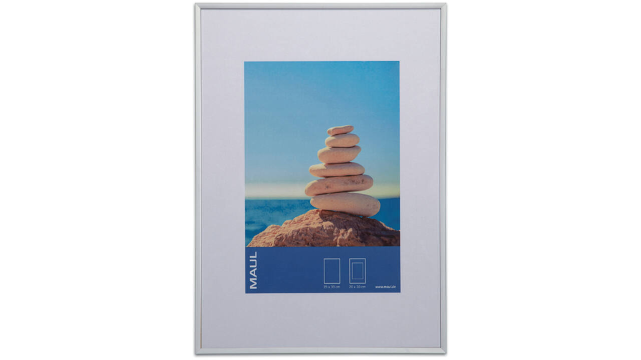 Fotolijst MAUL design 30x40cm aluminium frame zilver