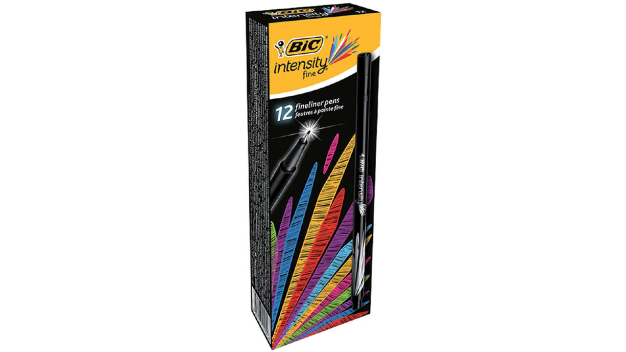Fineliner Bic Intensity fijn zwart