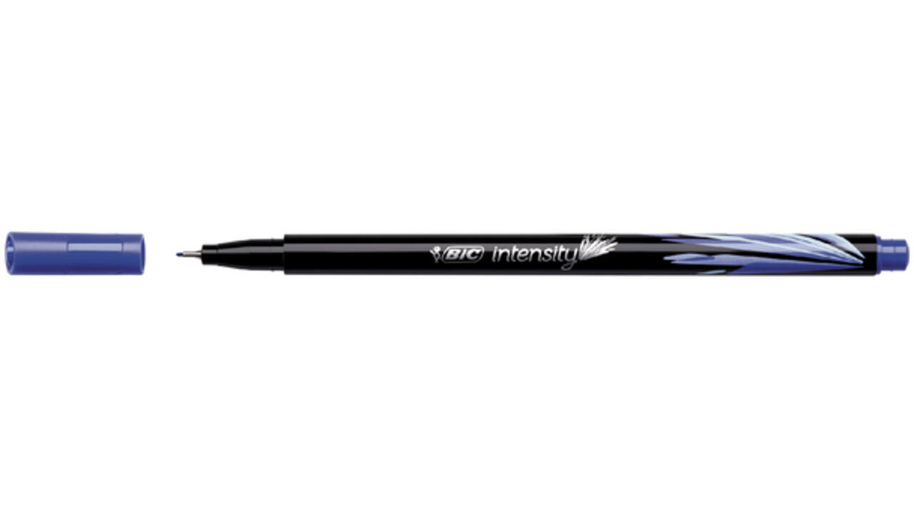 Fineliner Bic Intensity fijn blauw
