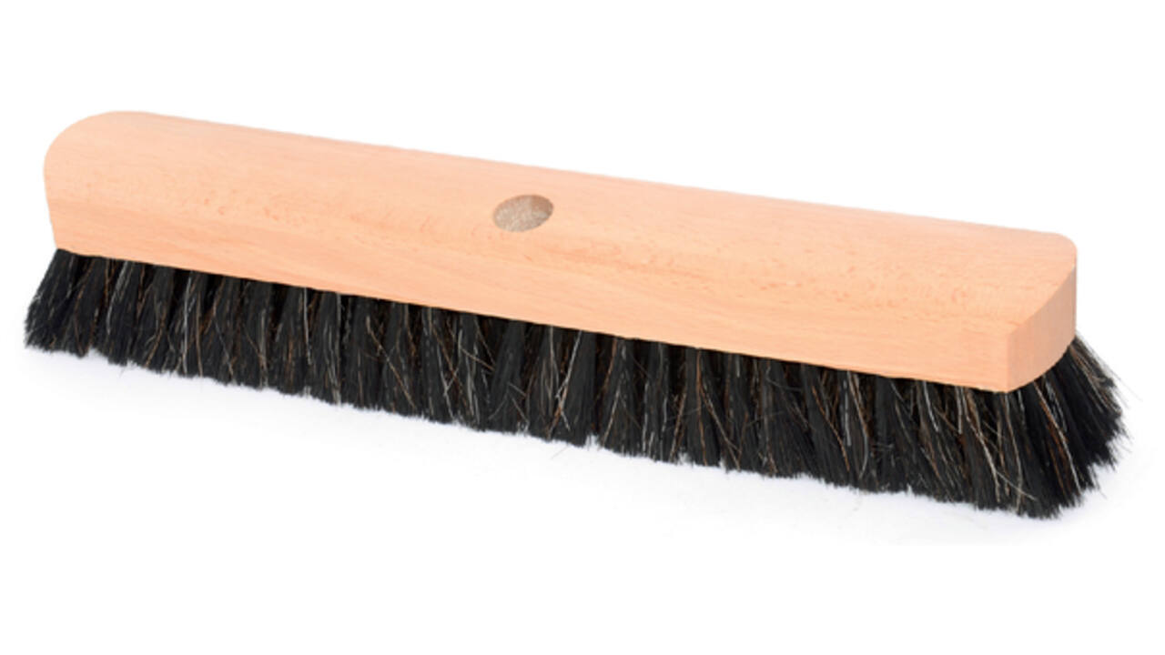 Zaalbezem Cleaninq hout 40cm zwart gat Ø23.5mm