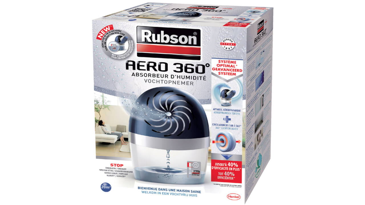 Vochtopnemer Rubson Aero 360 compleet