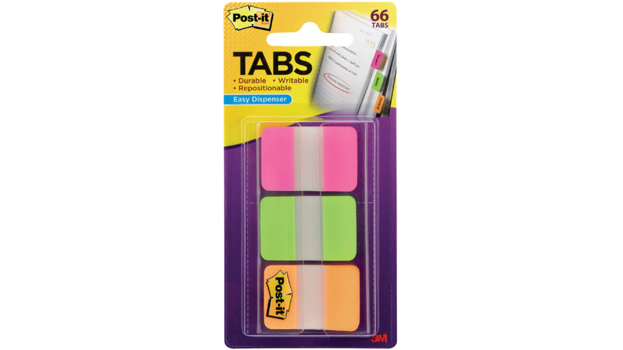 Indextabs Post-it 686PGO 25x38mm strong assorti 66 tabs