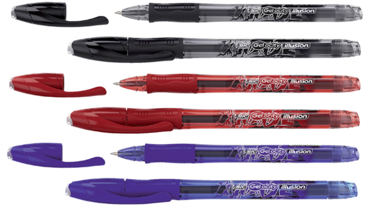 Gelschrijver Bic Gel-ocity illusion medium blauw