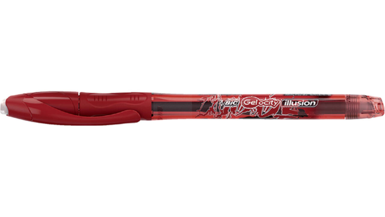 Gelschrijver Bic Gel-ocity illusion medium rood
