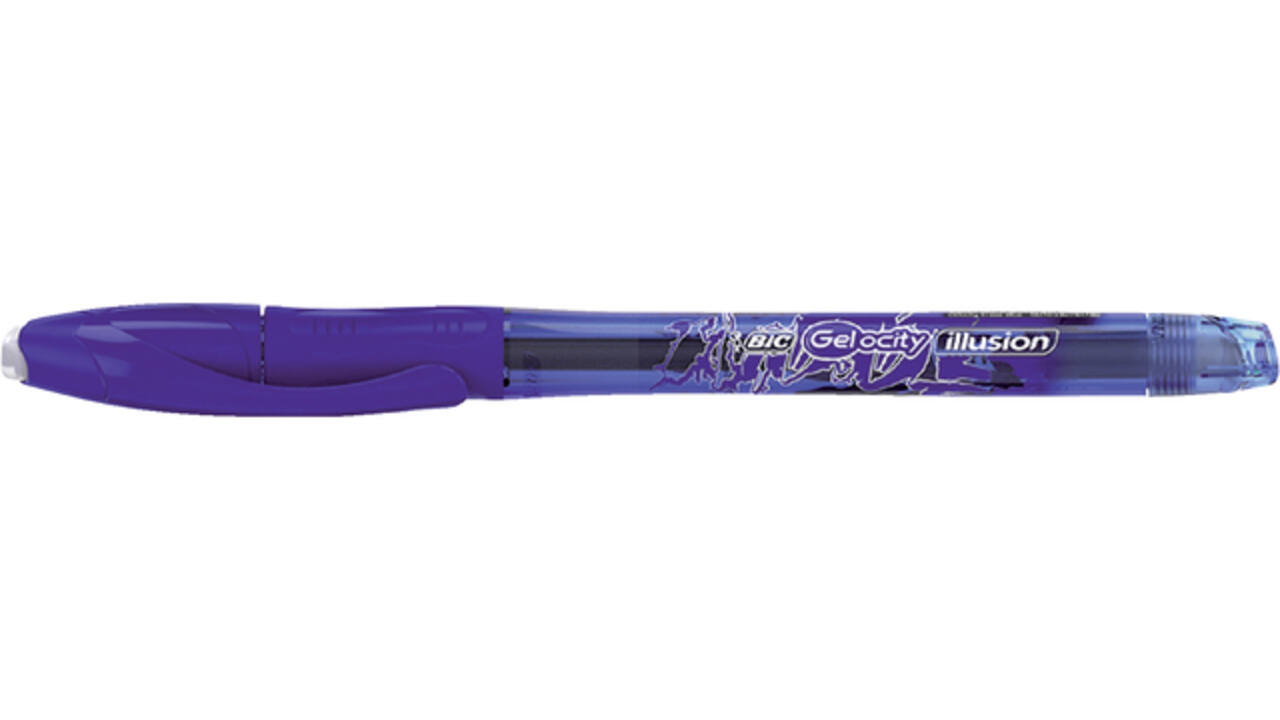 Gelschrijver Bic Gel-ocity illusion medium blauw